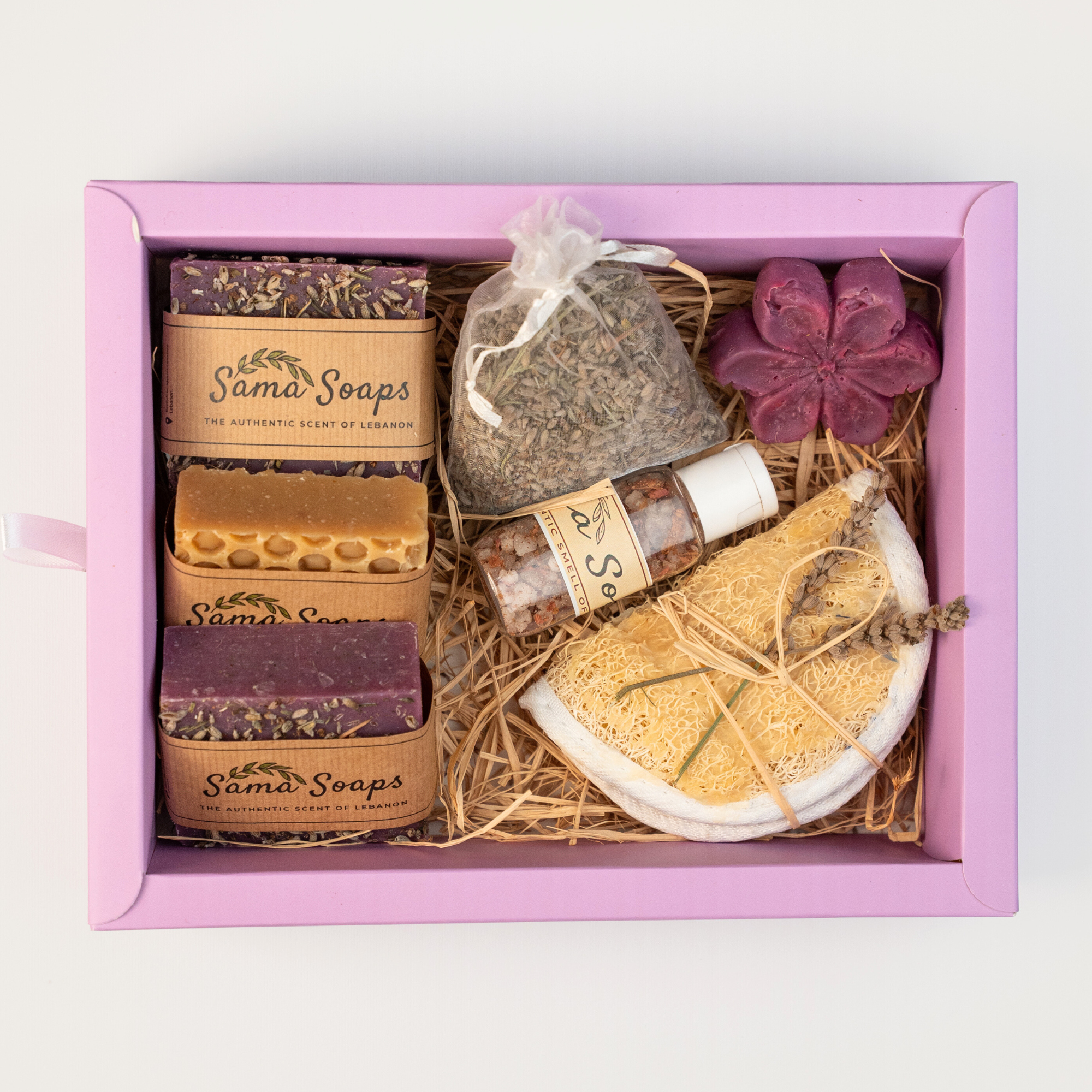 Lavender & Honey Gift Box Body Soap Set