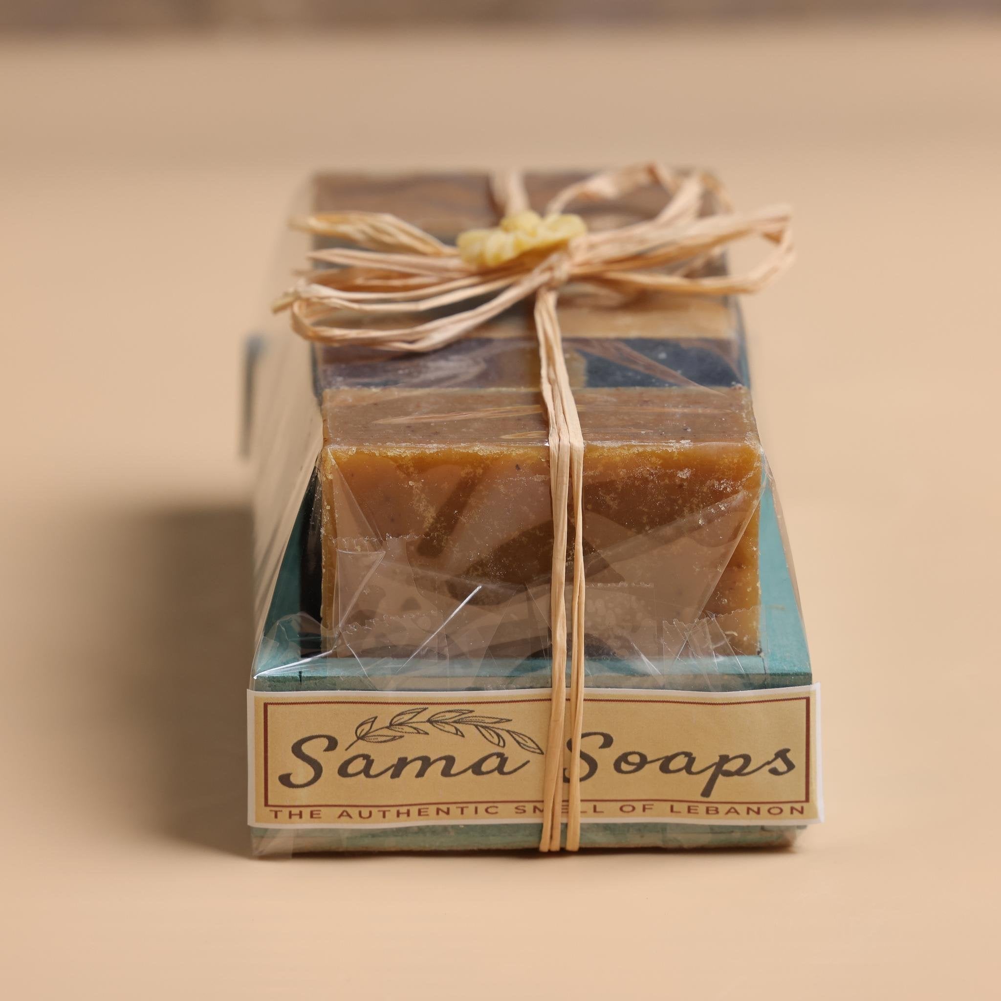 Five Artisan Botanical Soaps Gift Box