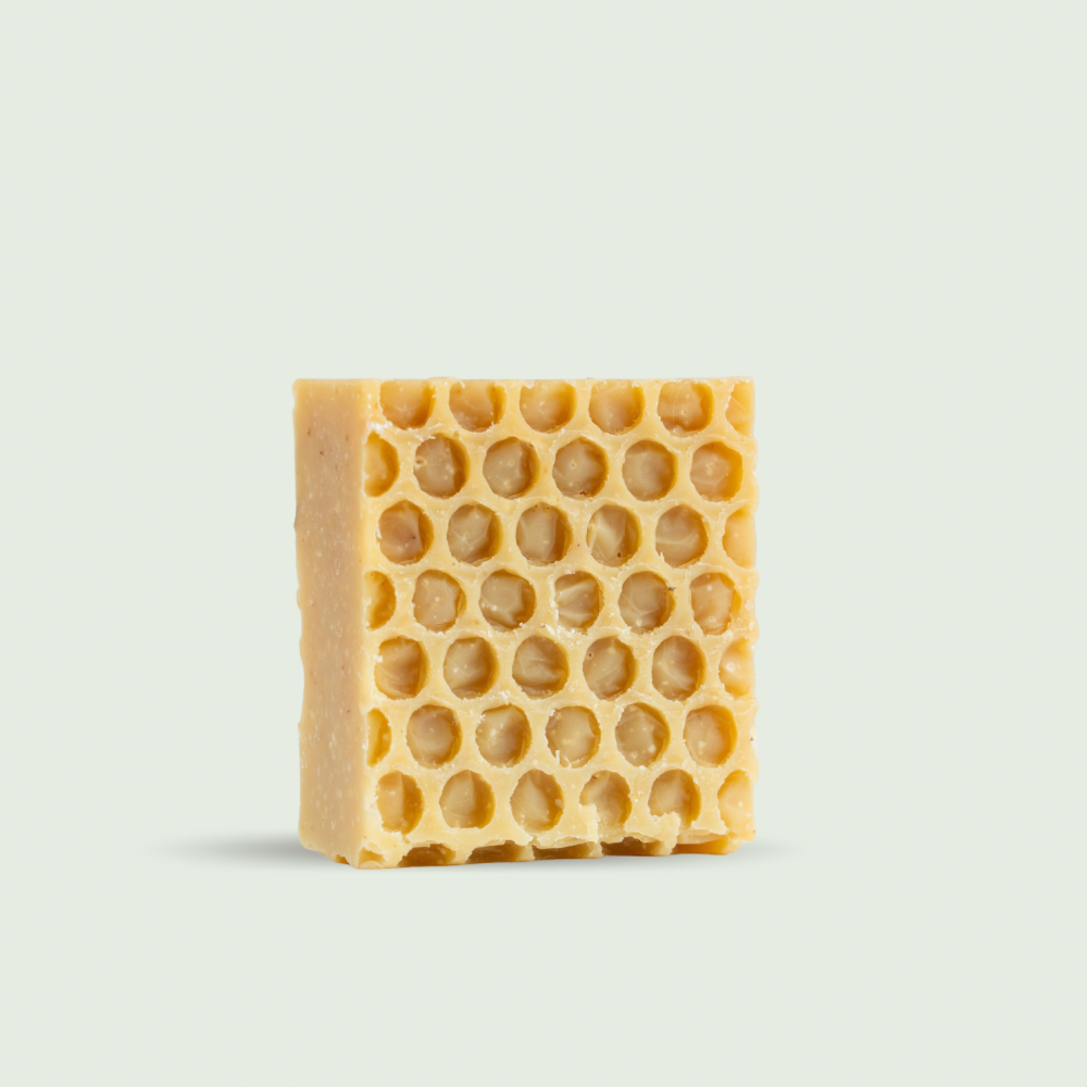 Honey Oat Nourish Face &amp; Hair Soap Bar for Sensitive Skin, 120g