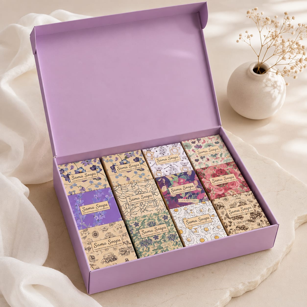 Set of 12 soaps