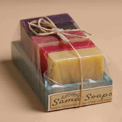 Five Artisan Perfume Soaps Gift Box