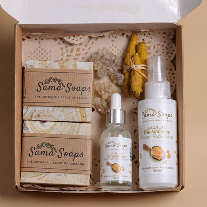 Sacred Glow Ritual Set Frankincense Radiance Face Gift Set