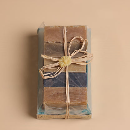 Five Artisan Botanical Soaps Gift Box